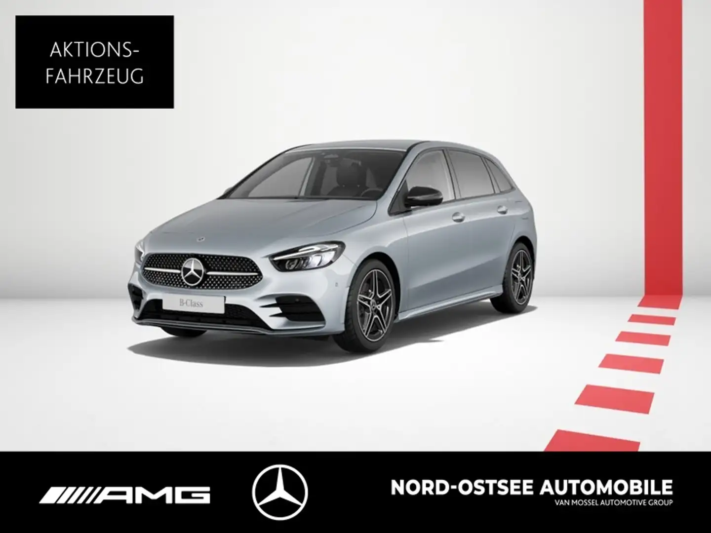Mercedes-Benz B 180 AMG NIGHT AHK WINTER-PAKET SOUND 360° Silber - 1