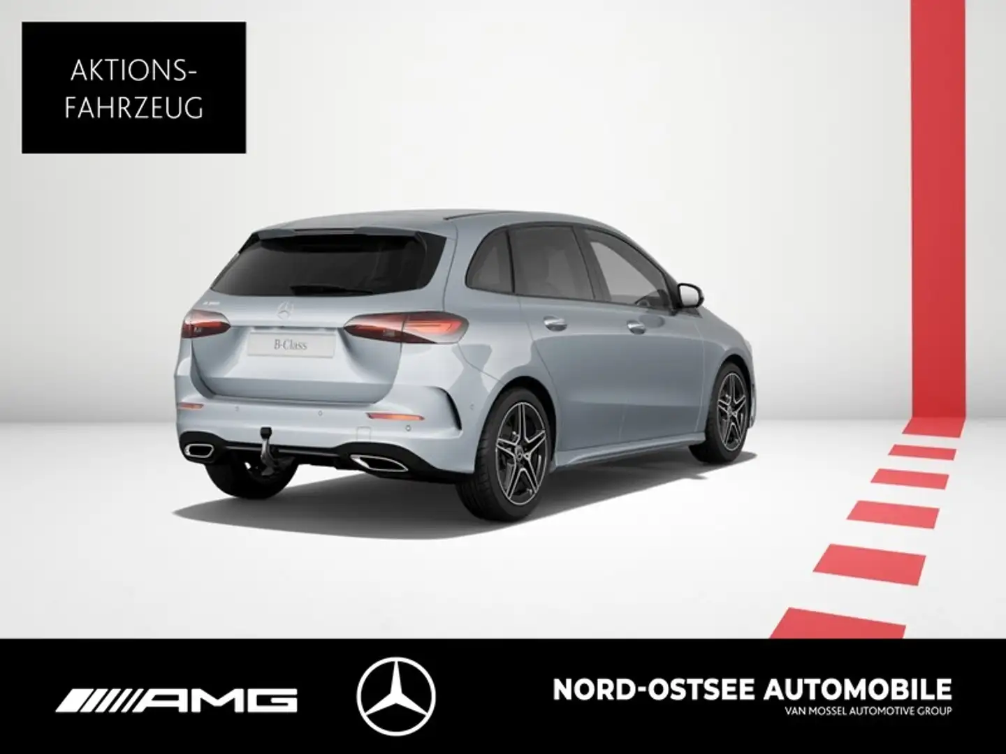 Mercedes-Benz B 180 AMG NIGHT AHK WINTER-PAKET SOUND 360° Silber - 2