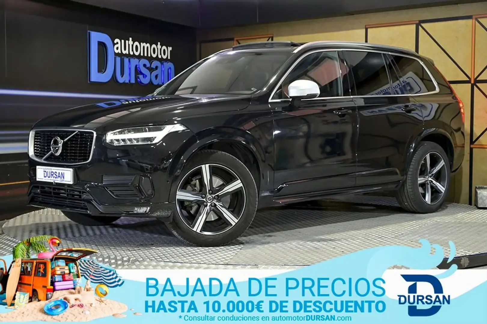 Volvo XC90 2.0 D5 AWD RDesign Auto Negro - 1