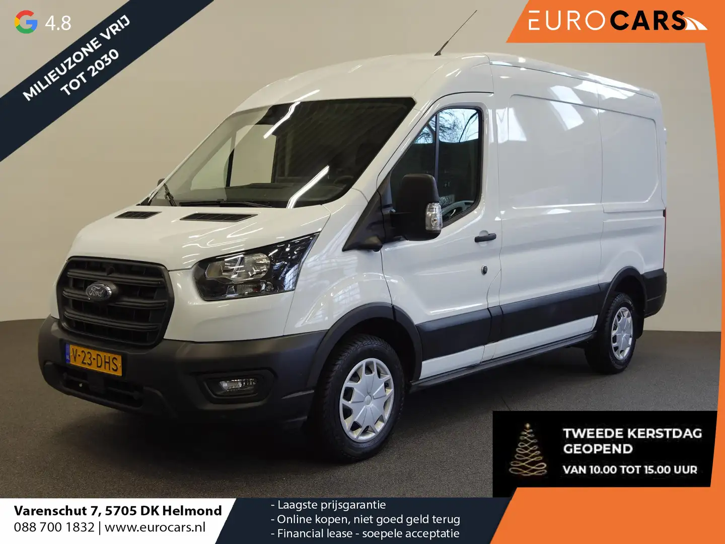 Ford Transit 310 2.0 TDCI L2H2 Trend Automaat Airco Navigatie B Wit - 1