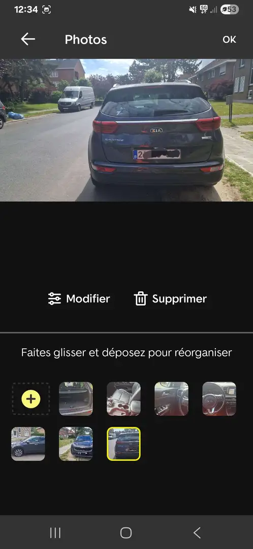 Kia Sportage Sportage 1.6 CRDi 115 ISG 4x2 BVM6 GT Line Noir - 1