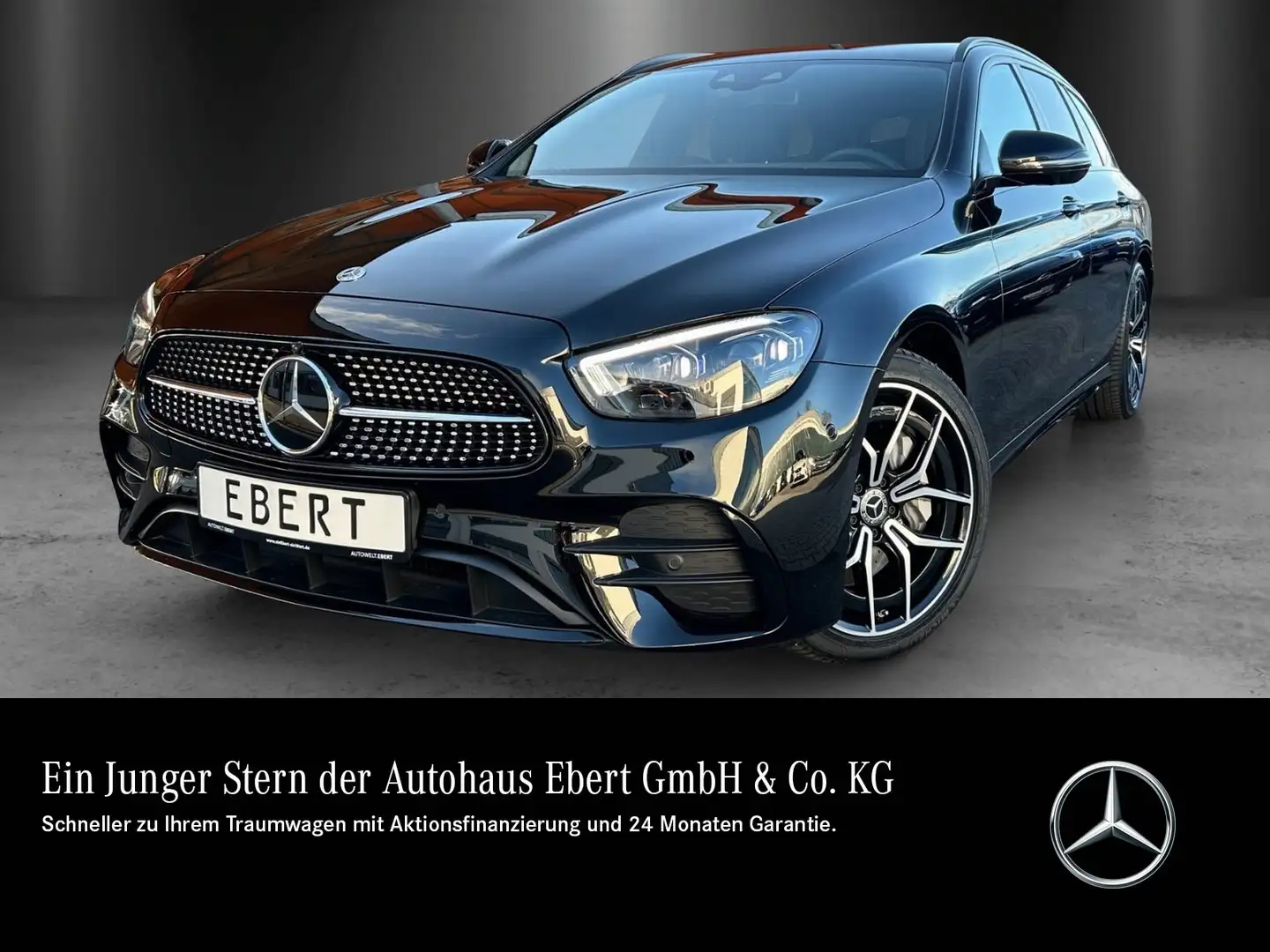 Mercedes-Benz E 450 T AMG Line 4M Distr.+ 360° ABC Wide-Screen Zwart - 1