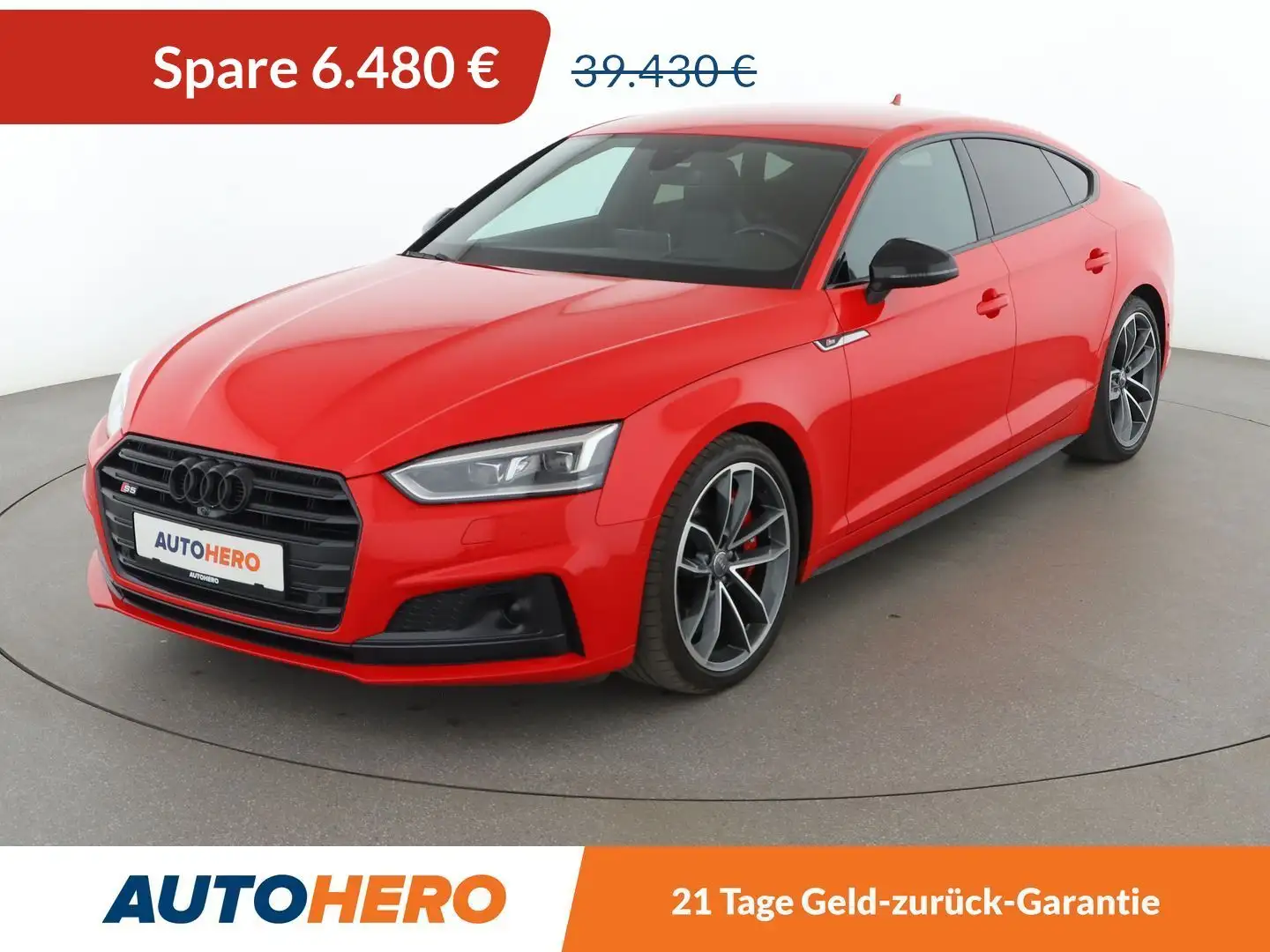 Audi S5 3.0 TDI quattro Aut.*NAVI*ACC*PDC*SHZ*ALU* Czerwony - 1