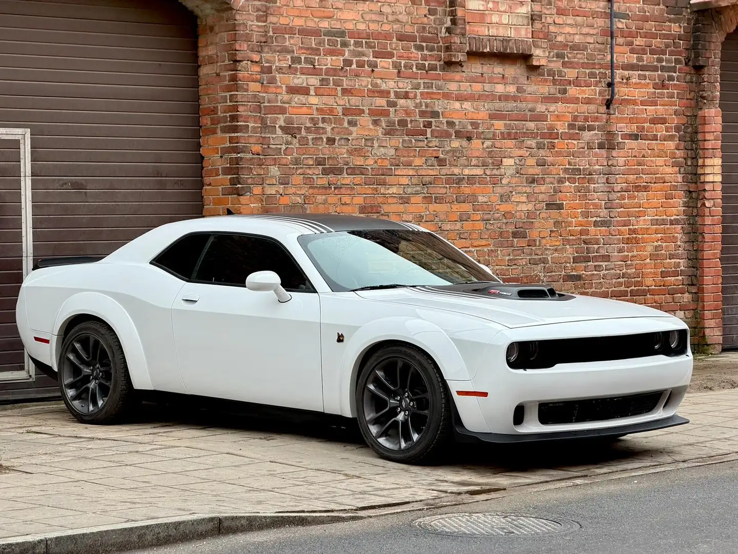 Dodge Challenger 6.4 V8 Scat Pack Shaker Widebody 492cv at8 Blanc - 2