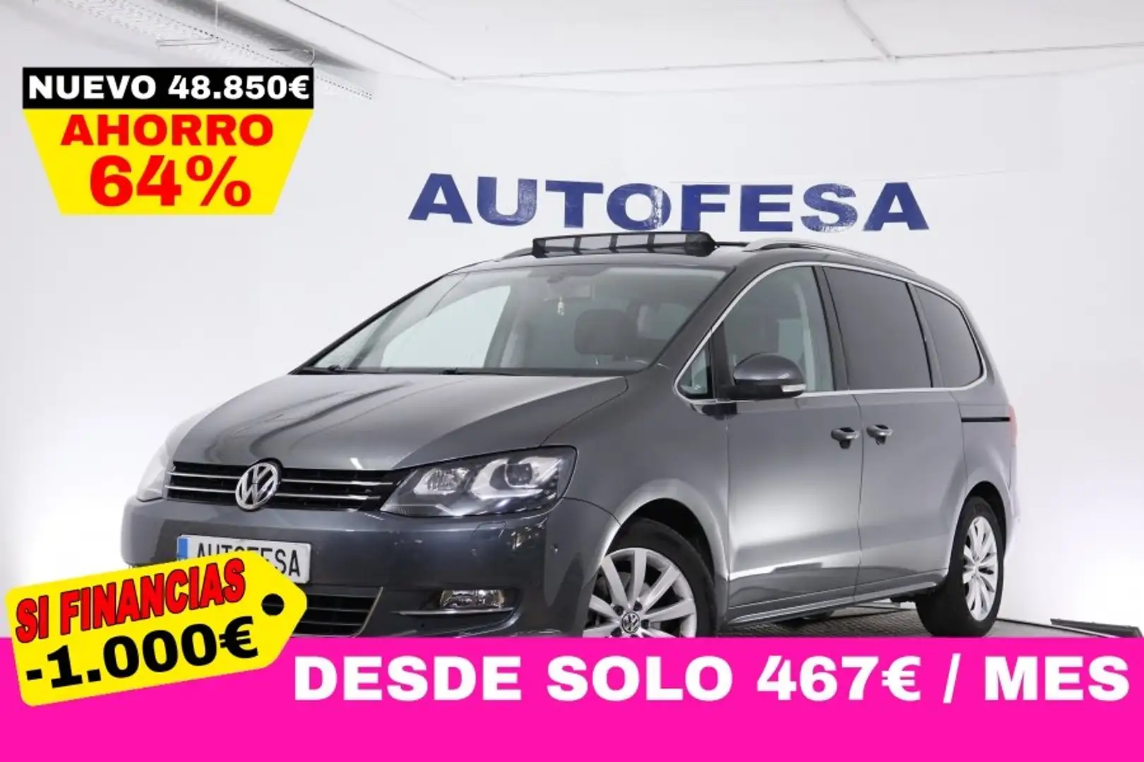 Volkswagen Sharan 2.0 TDI 177 ASG 7PLAZAS AUTO SPORT 5P S/S # IVA DE - 1