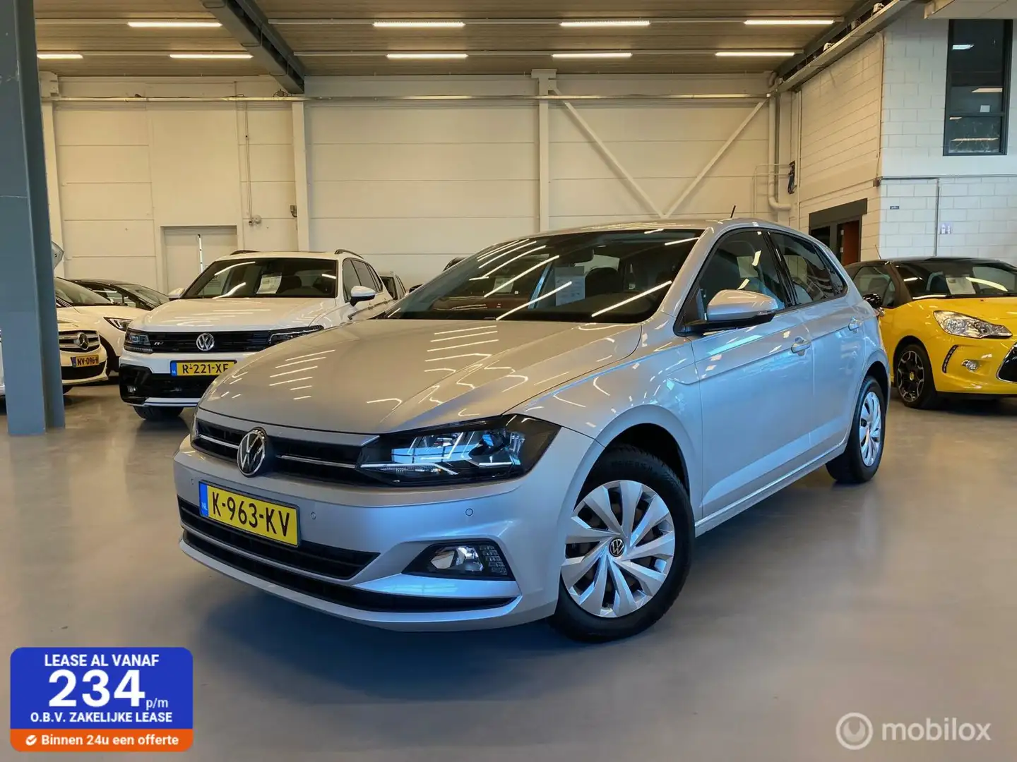 Volkswagen Polo 1.0 TSI Highline CNG/benzine Gris - 1