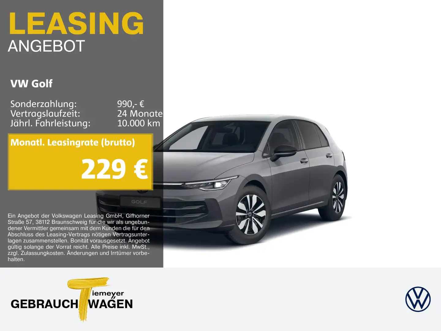 Volkswagen Golf 2.0 TDI DSG GOAL LED+ AHK KAMERA ASSIST Grau - 1