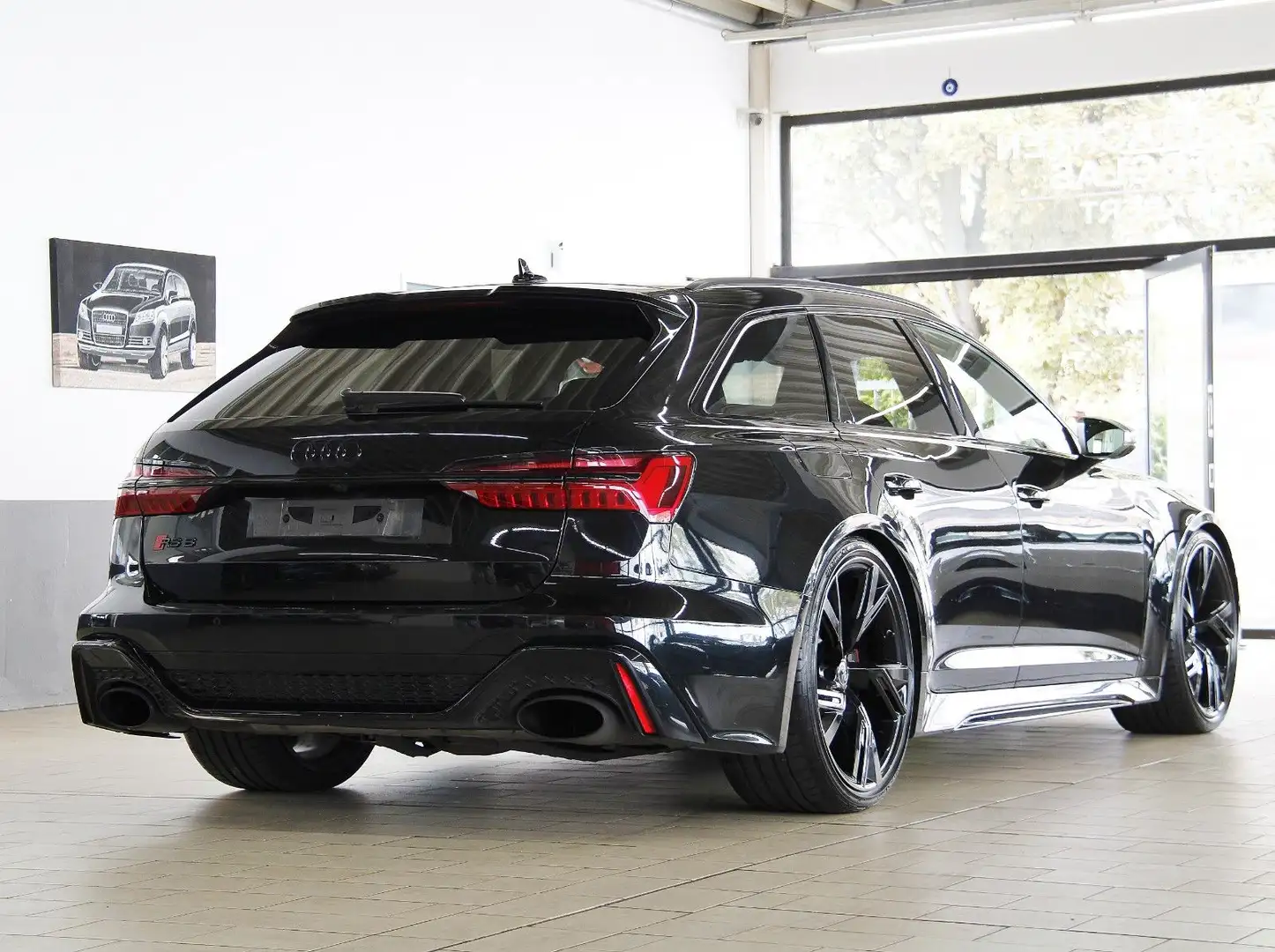 Audi RS6 BLACK *MATRiX*CARBON*B&O*SPORTABGAS*WABEN*22 Schwarz - 2