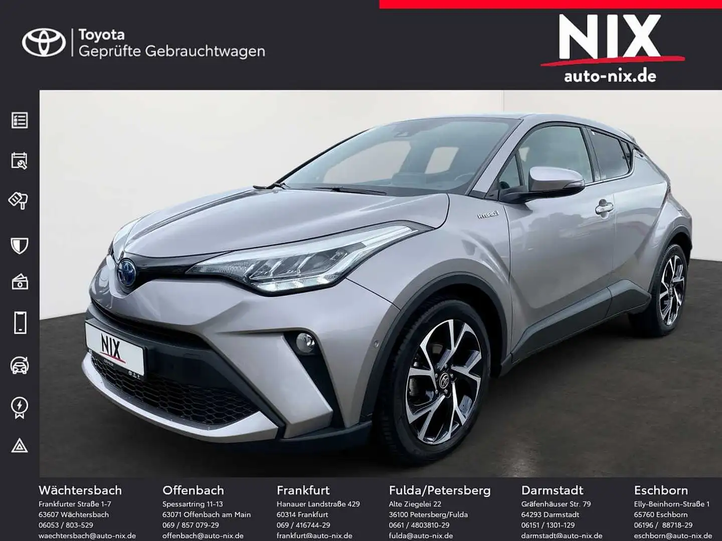 Toyota C-HR 2.0 Hybrid Team D KAMERA EPH Grau - 1