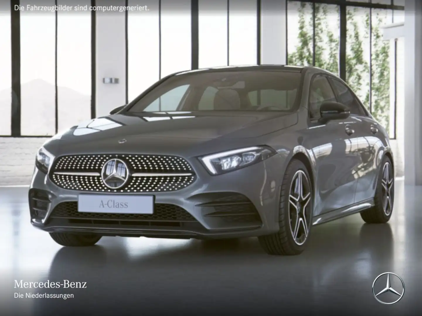 Mercedes-Benz A 250 Lim AMG+NIGHT+PANO+LED+KAMERA+TOTW+7G Grau - 2