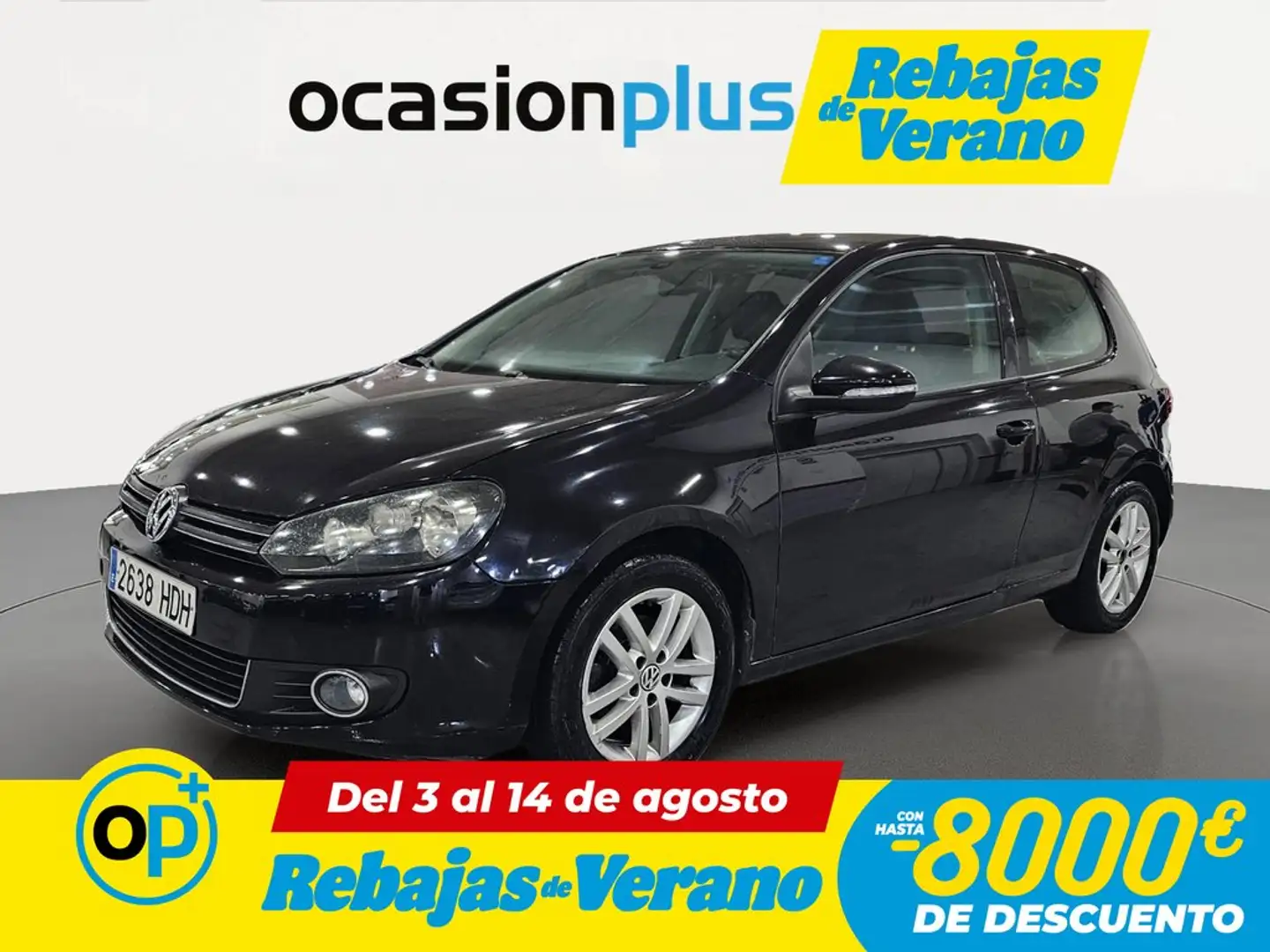 Volkswagen Golf 1.6TDI CR Sport 105 Negro - 1