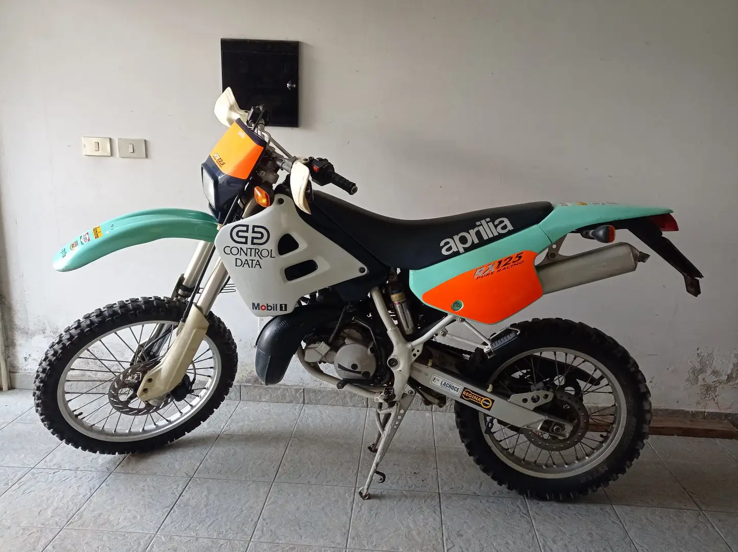 Aprilia RX 125 control data Azul - 1