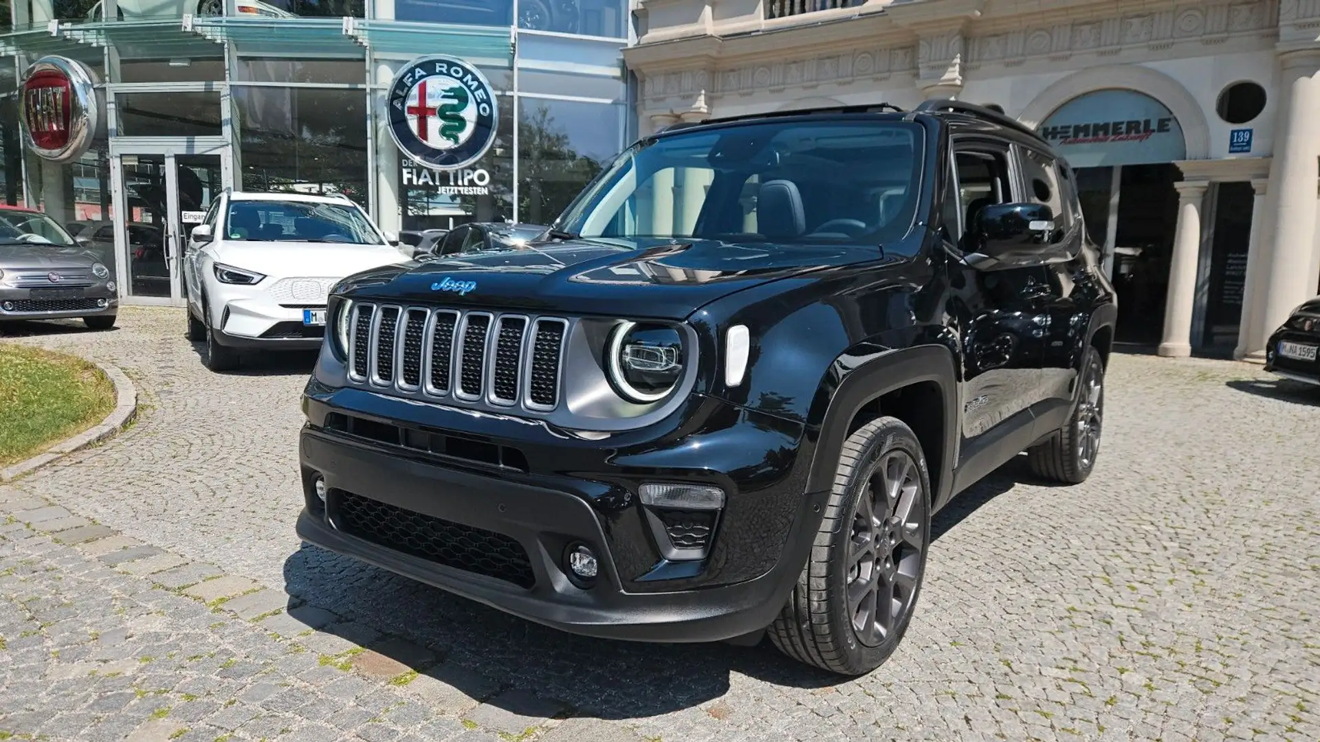 Jeep Renegade PHEV + S Glasschiebedach*LED*Leder*Navi*Auto* Zwart - 1