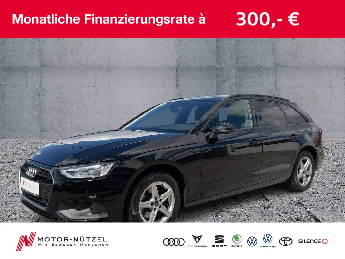 Audi A4 35 TDI S-TR NAVI+RFK+GRA+SHZ+LEDER+AHK Noir - 1