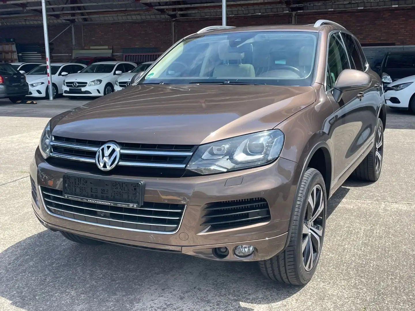Volkswagen Touareg V6 TDI BMT/MEMORY/PANO/LUFT/360 CAM Marrón - 1