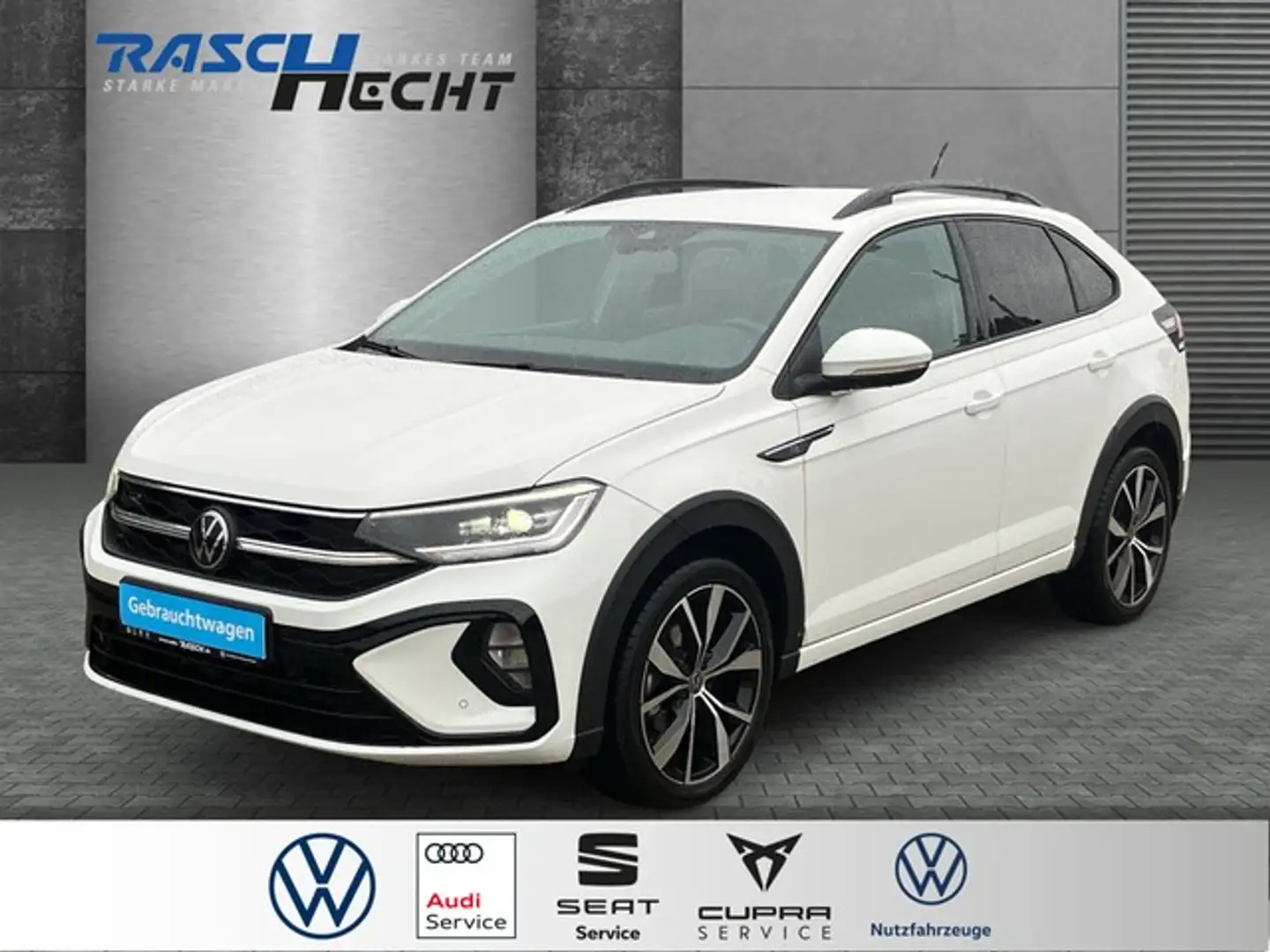 Volkswagen Taigo R-Line 1.5 TSI DSG*LED*NAVI*SHZ* Weiß - 1