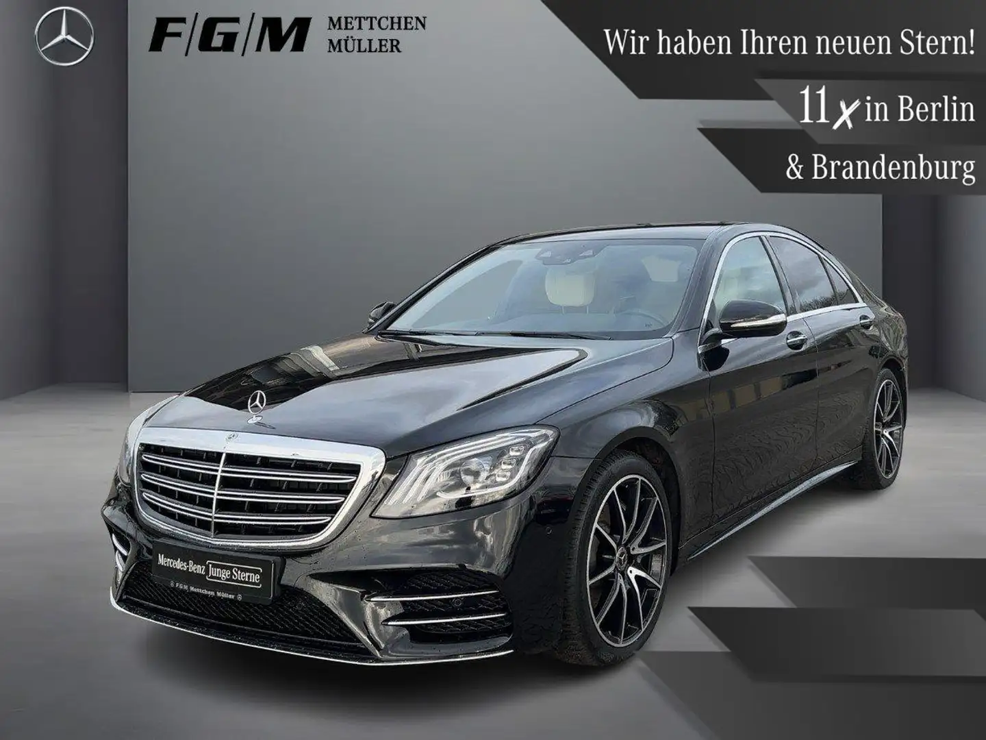 Mercedes-Benz S 450 AMG Line Burm|MBeam|Sitzhz|EASY-PACK|Kam Schwarz - 1