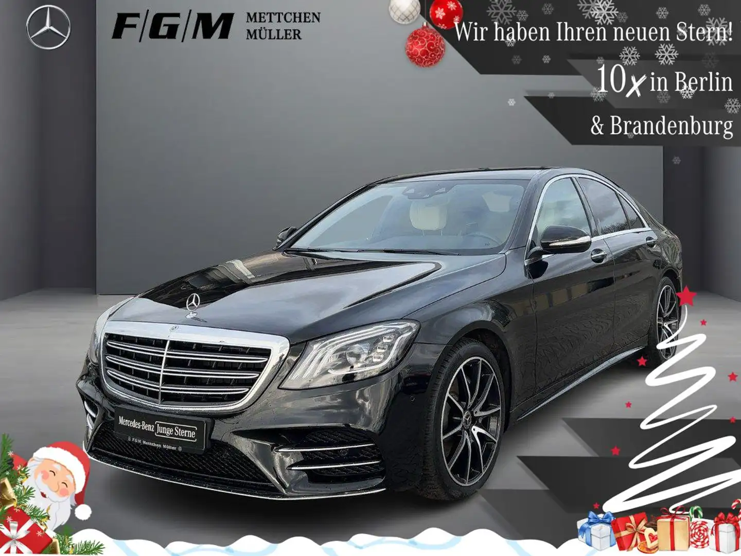 Mercedes-Benz S 450 AMG Line Burm|MBeam|Sitzhz|EASY-PACK|Kam Schwarz - 1