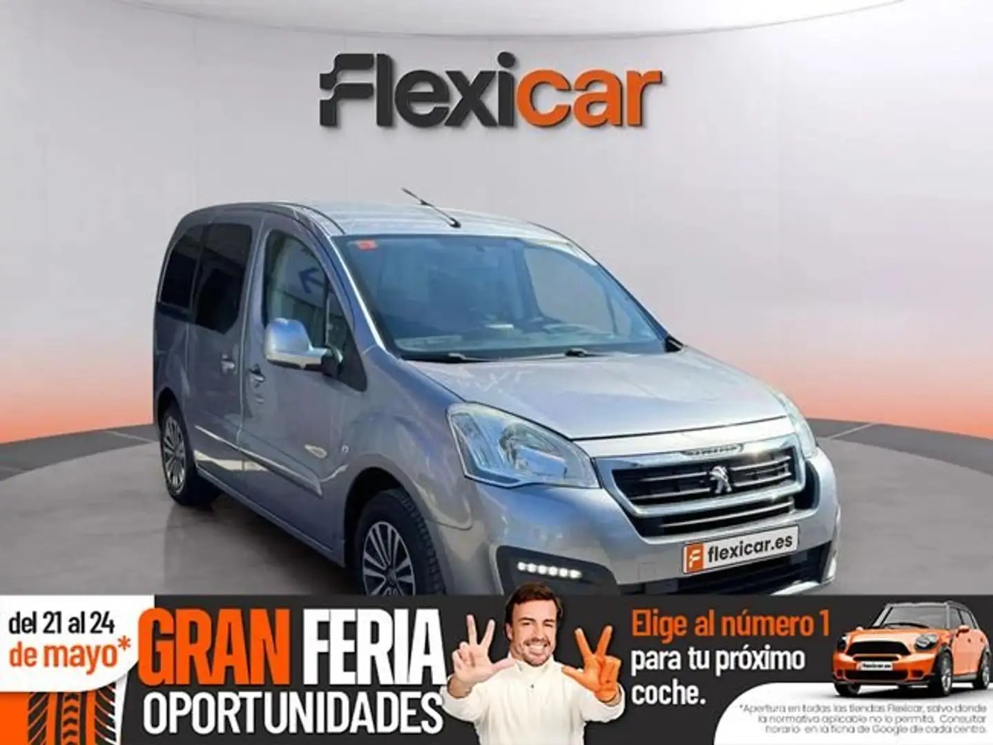 Peugeot Partner Tepee 1.6BlueHDI Outdoor 100 Gris - 1