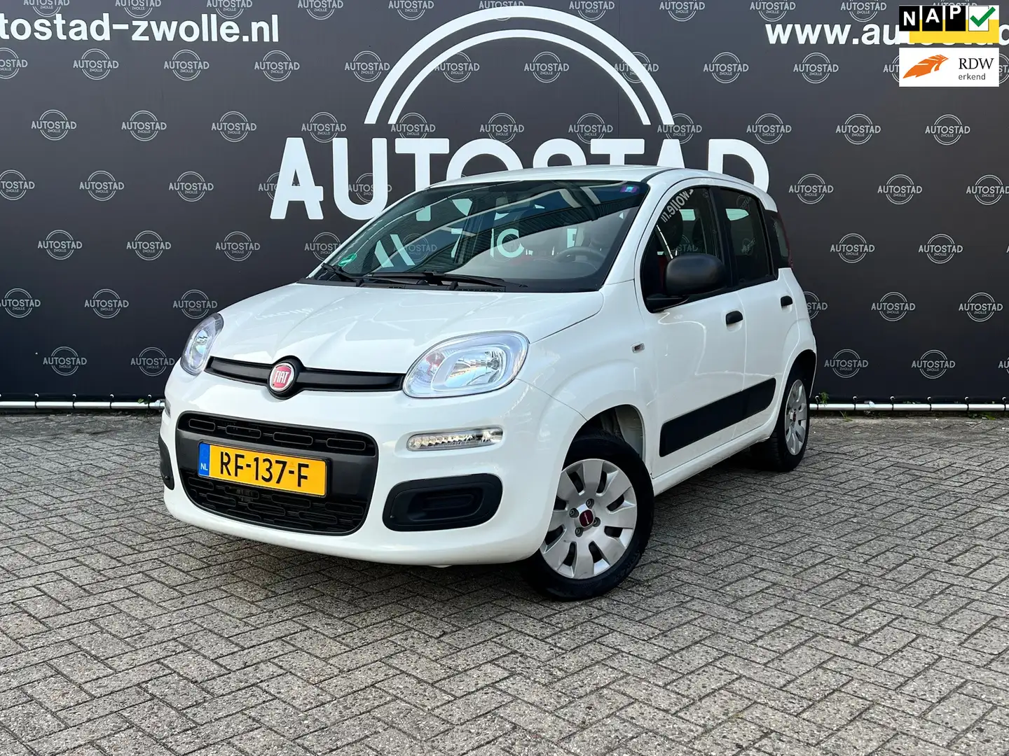 Fiat Panda 0.9 TwinAir Popstar Automaat/NL-Auto/2e Eigenaar/N Wit - 1