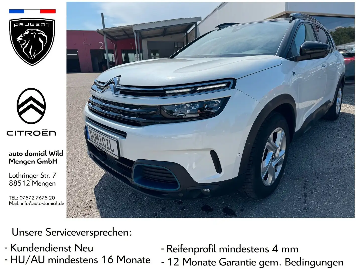 Citroen C5 Aircross Shine Pack Hybrid Plug In 225 Blanco - 1