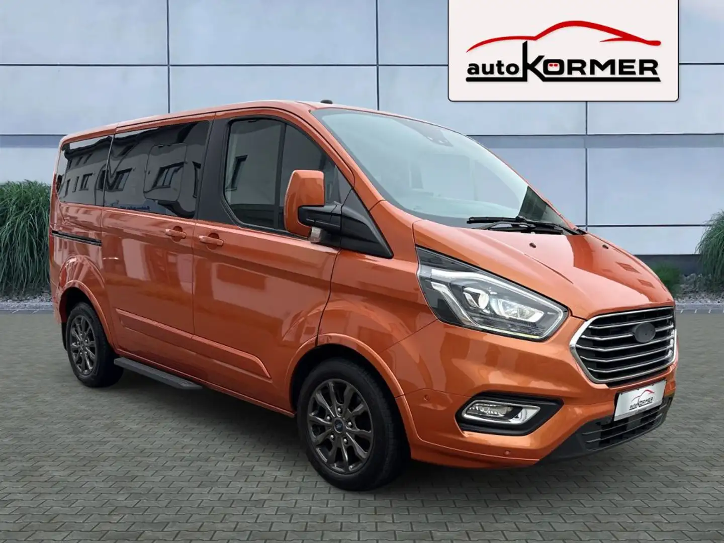 Ford Tourneo Custom 320 L1 Titanium X Sthzg.,AHK,ACC,Leder,MwSt. Orange - 1