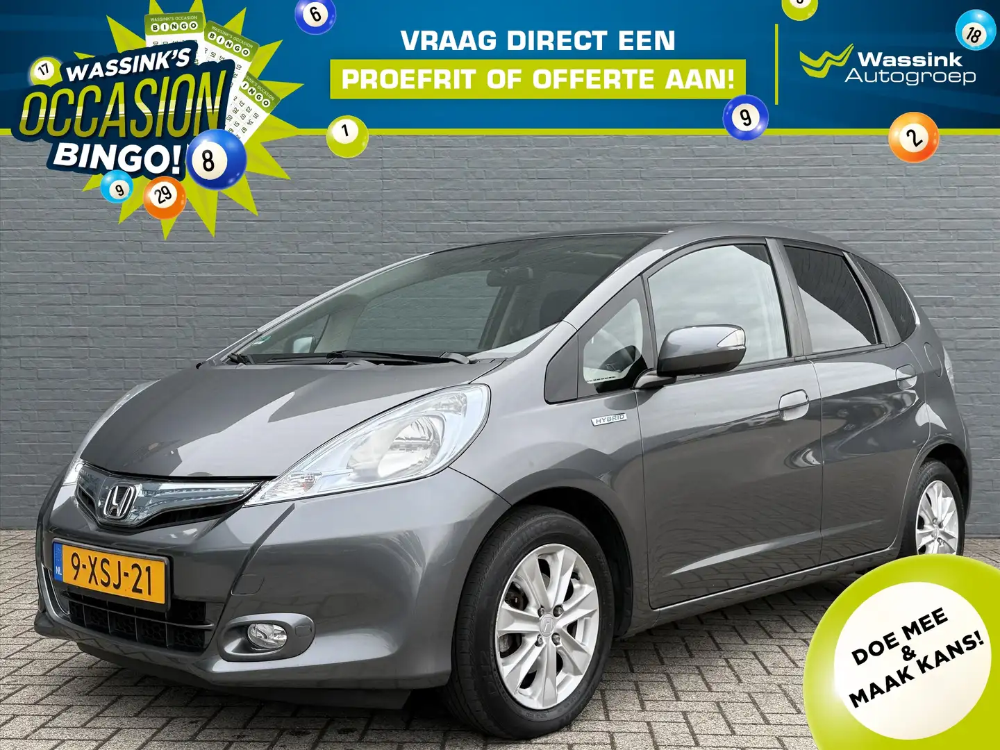 Honda Jazz Hybrid |1.4 i-VTEC 102pk CVT Elegance | Automaat | Grijs - 1