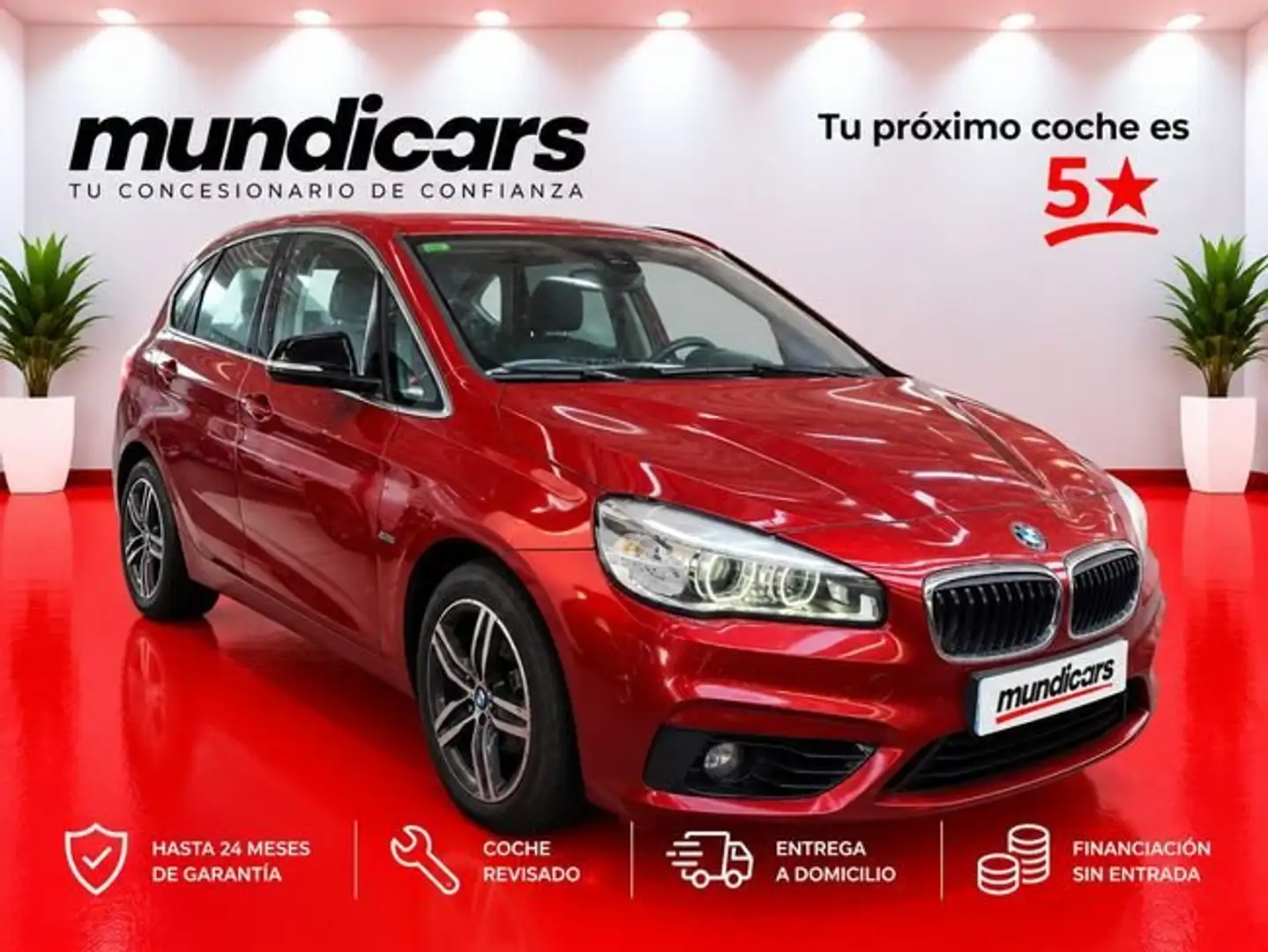 BMW 218 218d Rojo - 1