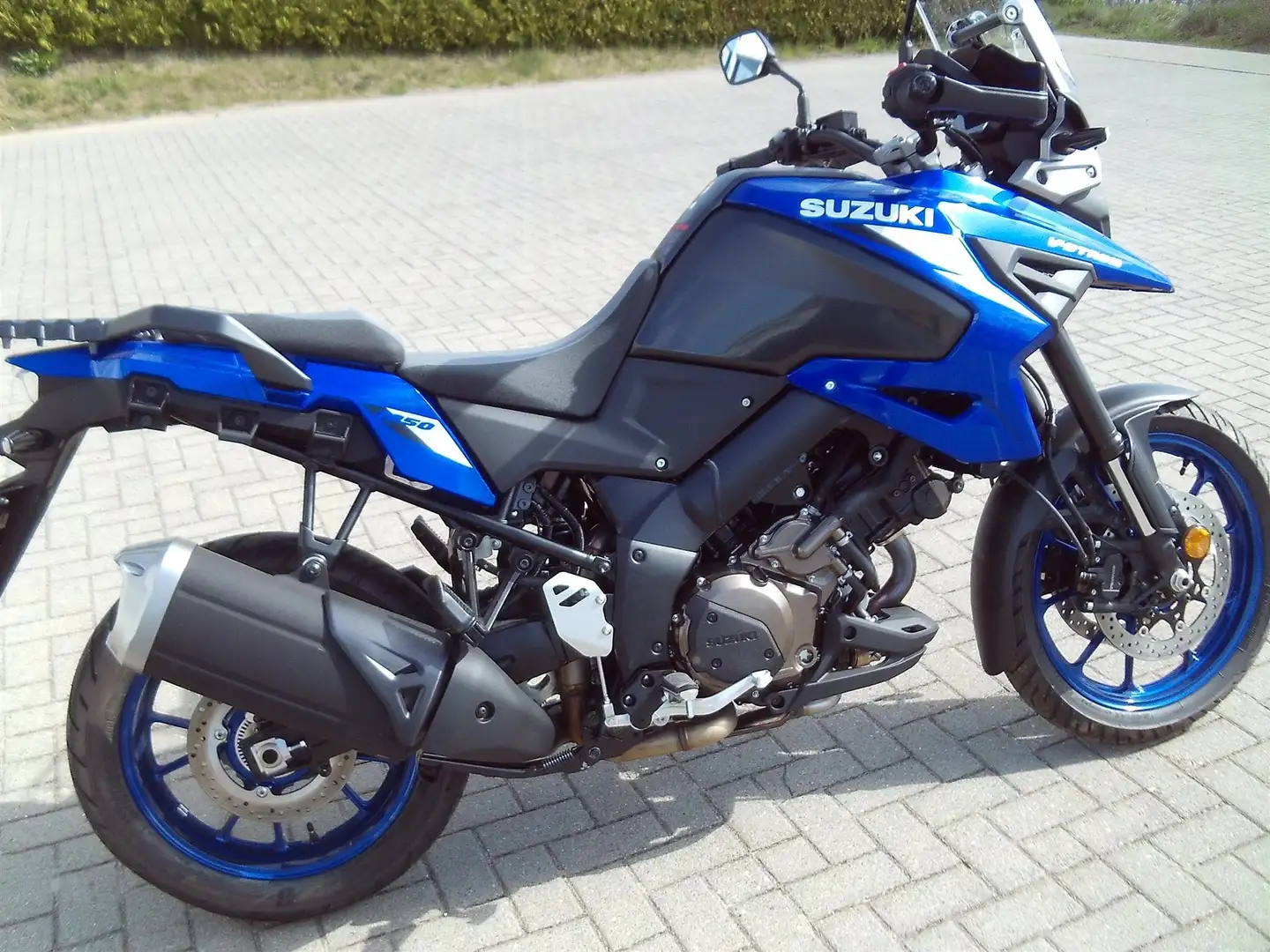 Suzuki V-Strom 1050 Sturzpads+Tankschutz+Griffheizg. Синий - 1