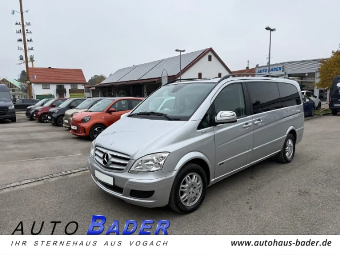 Mercedes-Benz Viano 2.2 CDI lang Nav 2Schiebetü AHK Pano 8fach Argento - 1