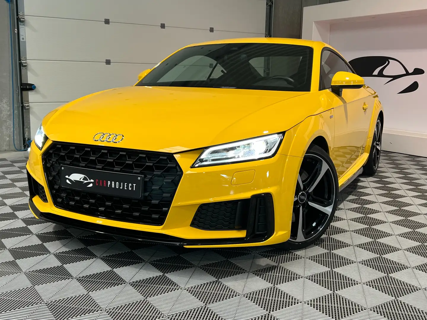 Audi TT TT Coupé 45 TFSI S-LINE INT+EXT/GPS/LED/VIRTUAL Geel - 1