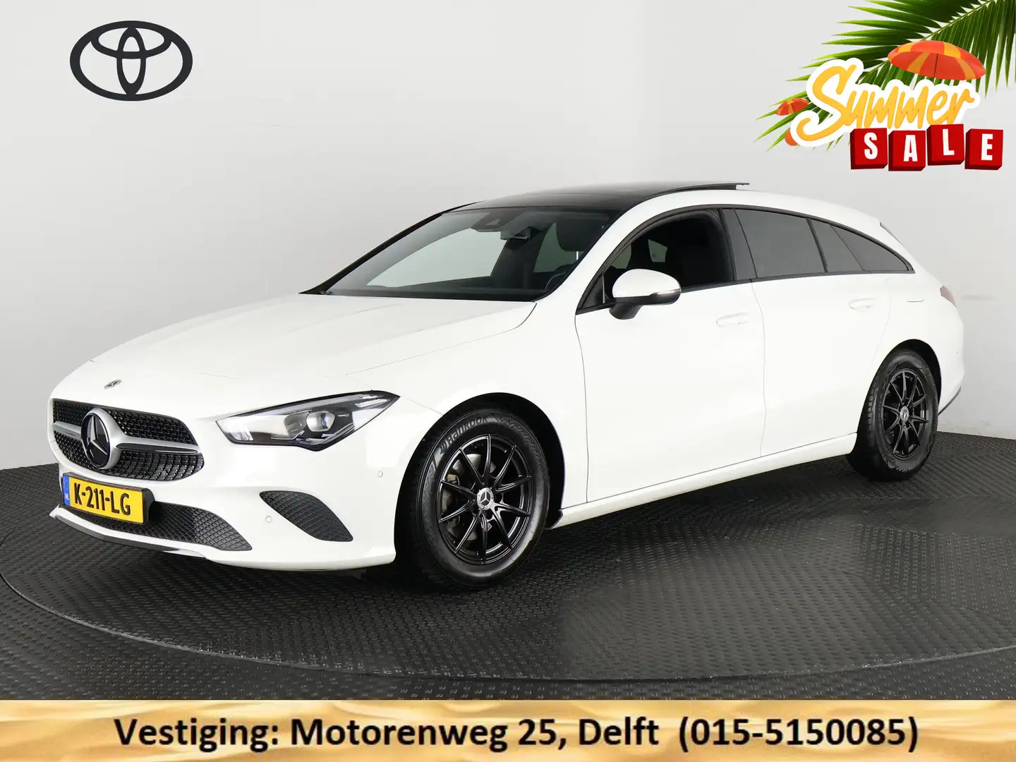 Mercedes-Benz CLA 180 SHOOTING BRAKE BUSINESS AUTOM.NL AUTO 1e EIG BLACK Weiß - 1