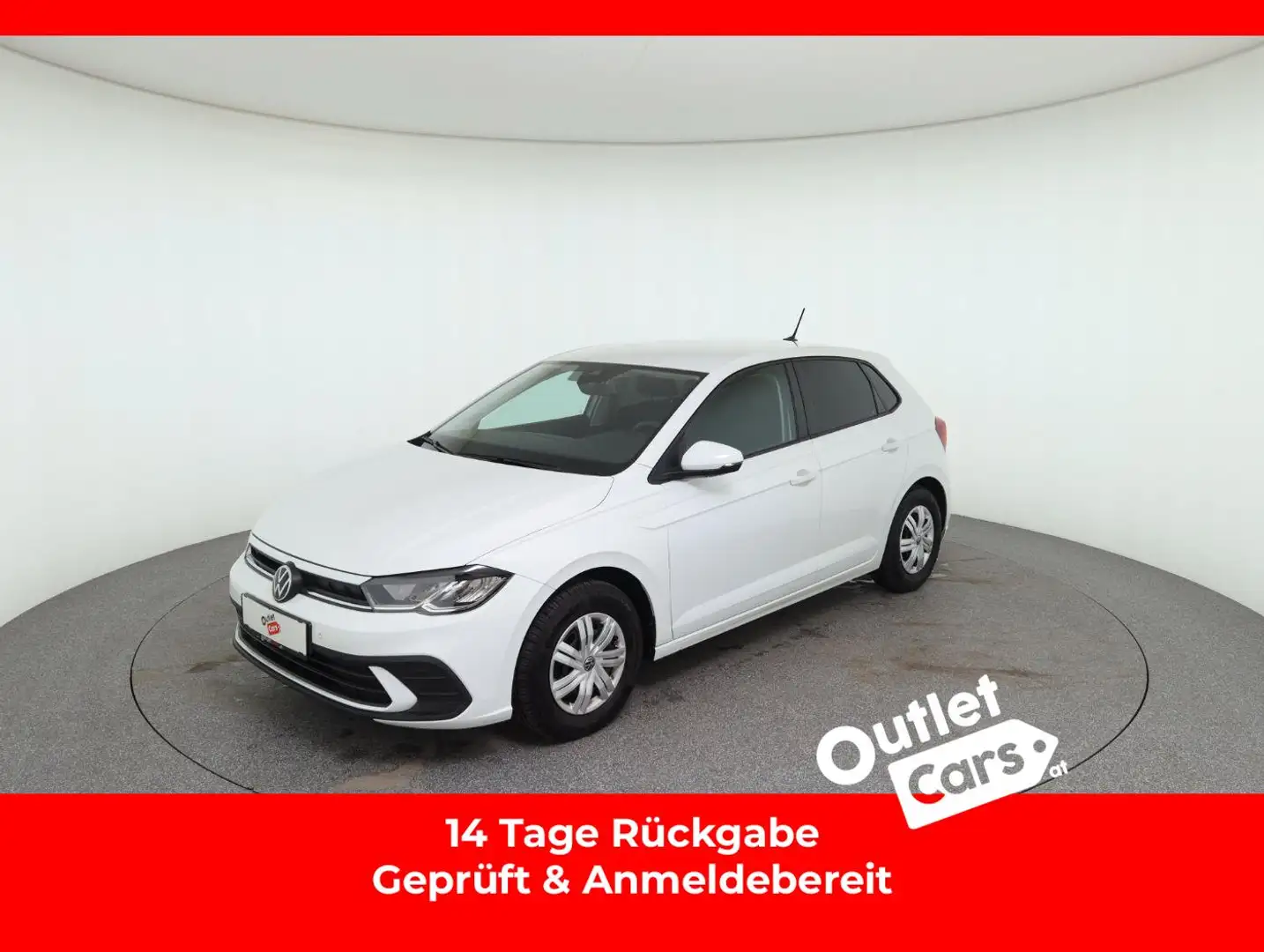 Volkswagen Polo VI 1.0 ASSIST+LED+Virtual+PDC+SHZ+Facelift Weiß - 1