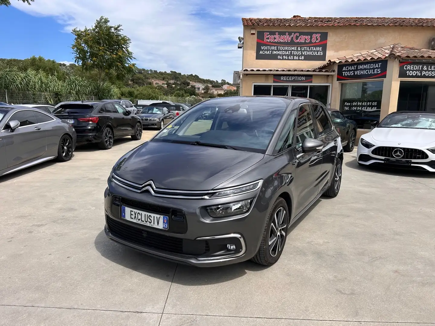 Citroen C4 SpaceTourer BLUEHDI 160CH S\u0026S SHINE EAT8 E6.D-TEMP Gris - 1