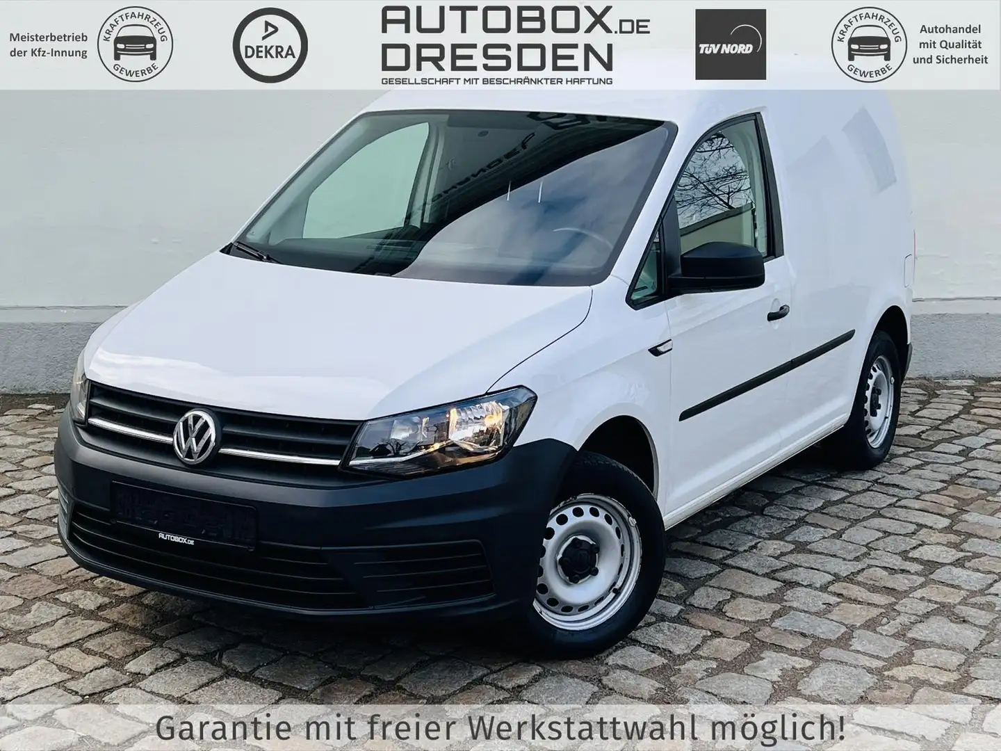 Volkswagen Caddy Kasten 2.0 TDI BMT +AHK+BT+KLIMA+ Weiß - 1