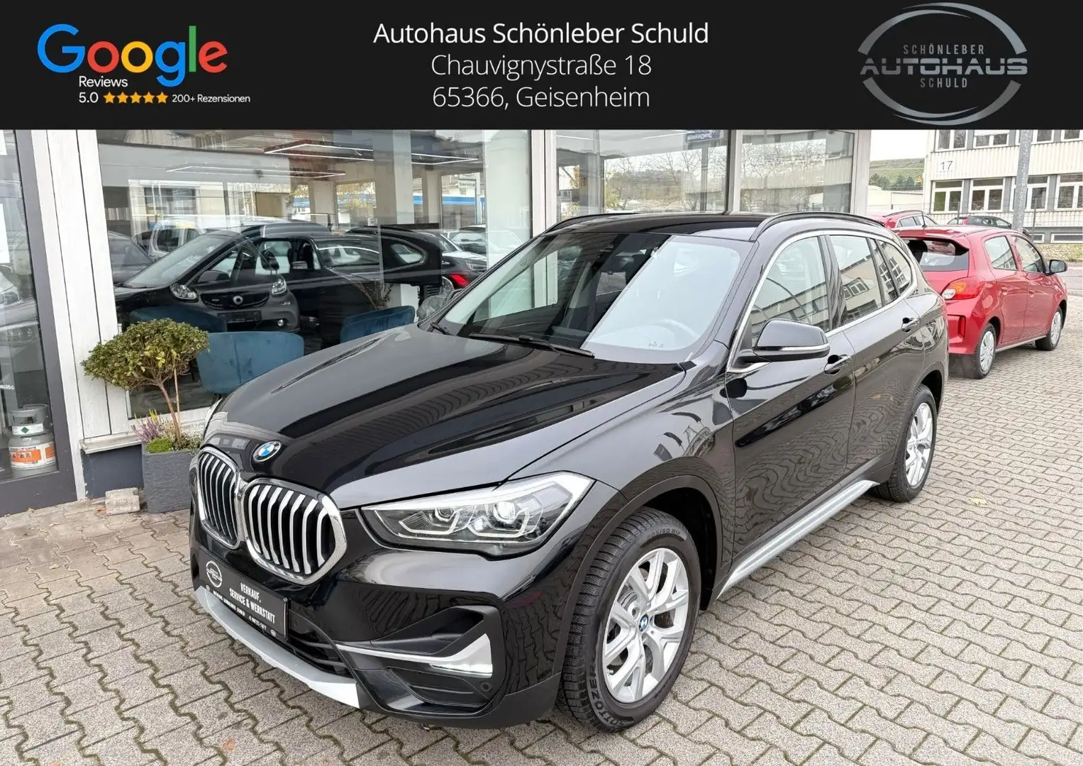 BMW X1 sDrive 18 i xLine *AHK*NAVI*LED*SITZH*8-FACH* Zwart - 1