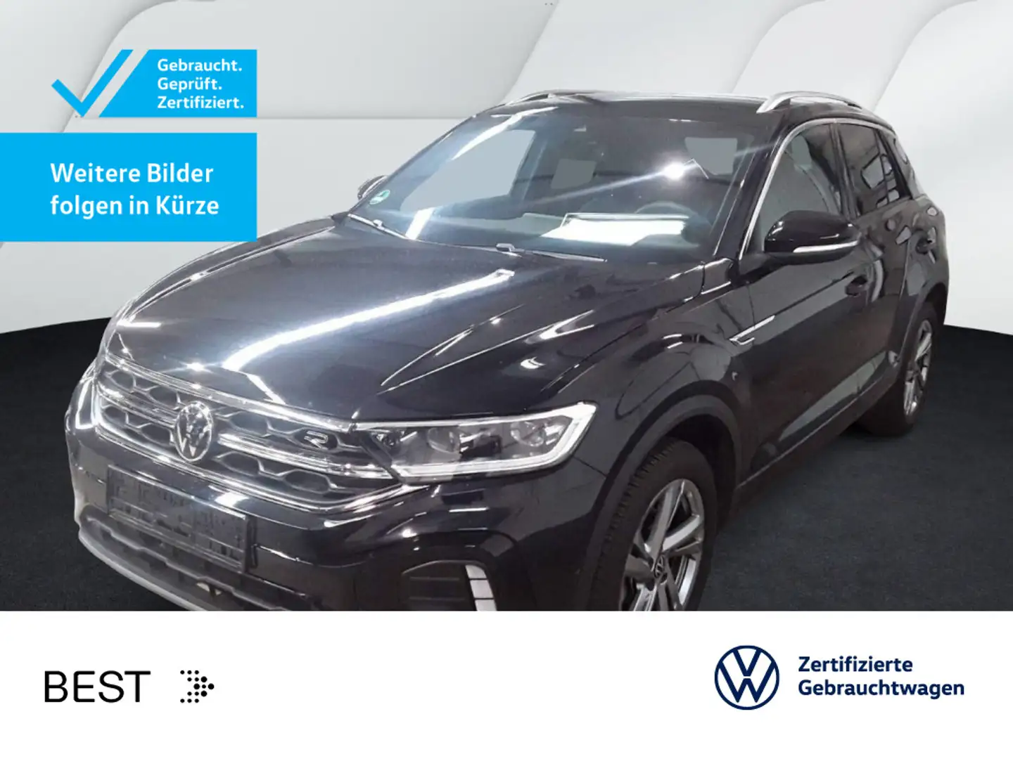 Volkswagen T-Roc T-ROC 1.5 TSI DSG R-LINE*LED*AHK*KAMERA*PDC*SHZ* Schwarz - 1