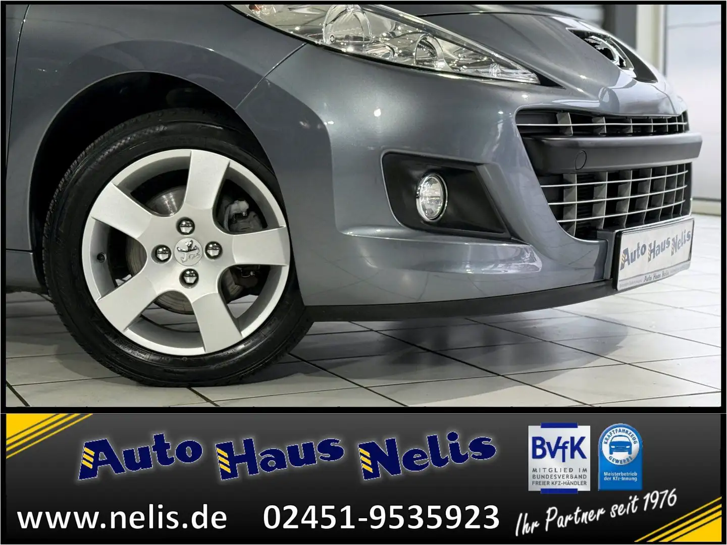 Peugeot 207 CC 1,6 120 Premium Leder Navi Sitzheiz PDC 1 Grau - 2