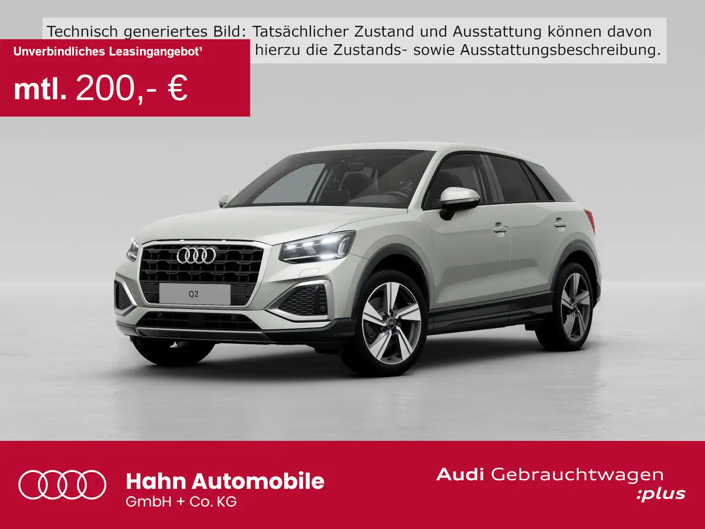 Audi Q2 35 TDI S-trc advanced Navi Matrix AHK Sitzhzg Argent - 1