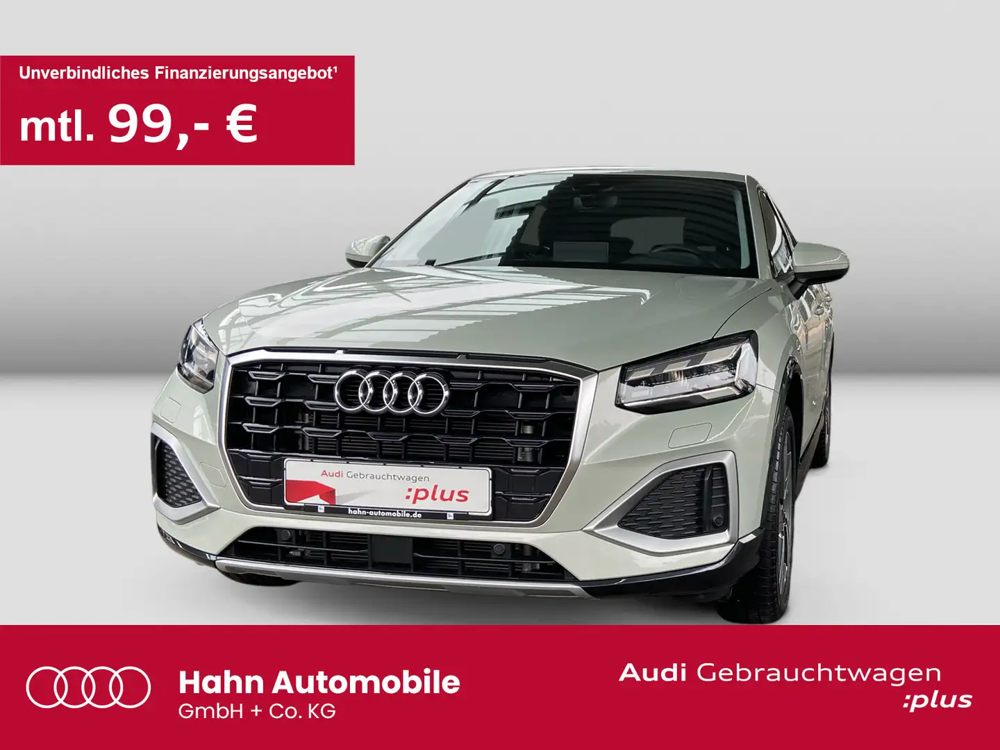 Audi Q2 35 TDI S-trc advanced Navi Matrix AHK Sitzhzg Silber - 1