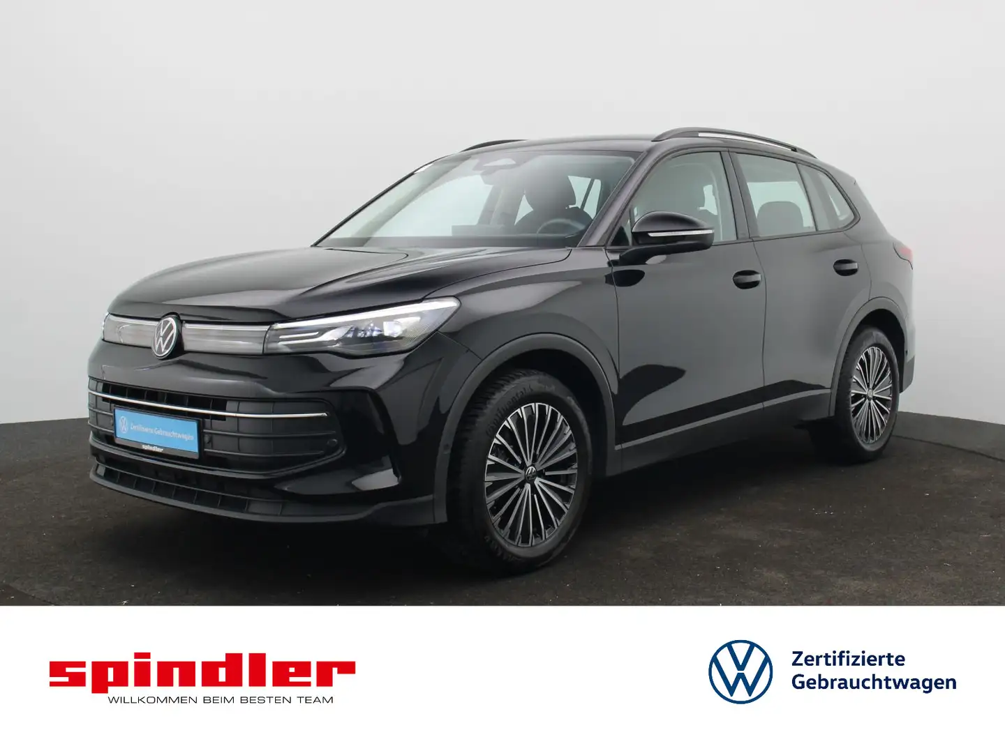Volkswagen Tiguan Life 2.0TDI DSG/ LED, AHK, RFK, SHZ, Navi Zwart - 1