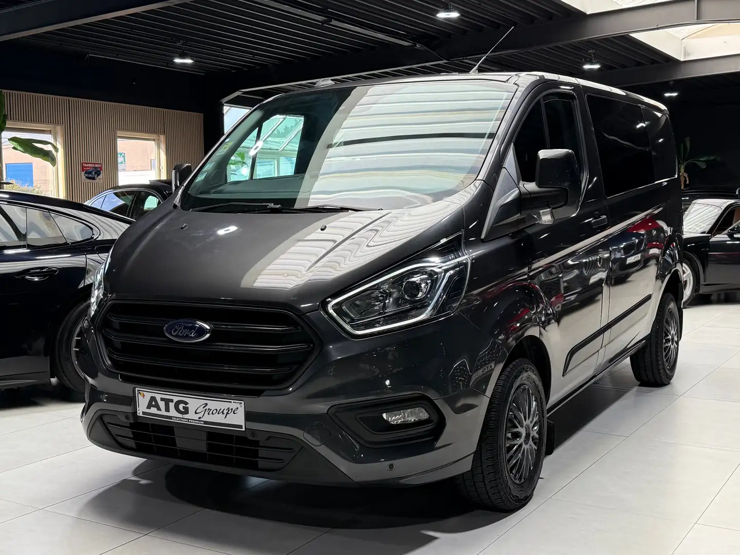 Ford Transit 2.0TDCI 131CV DOUBLE CABINE TVAC 2022 6 PLACES Gris - 1