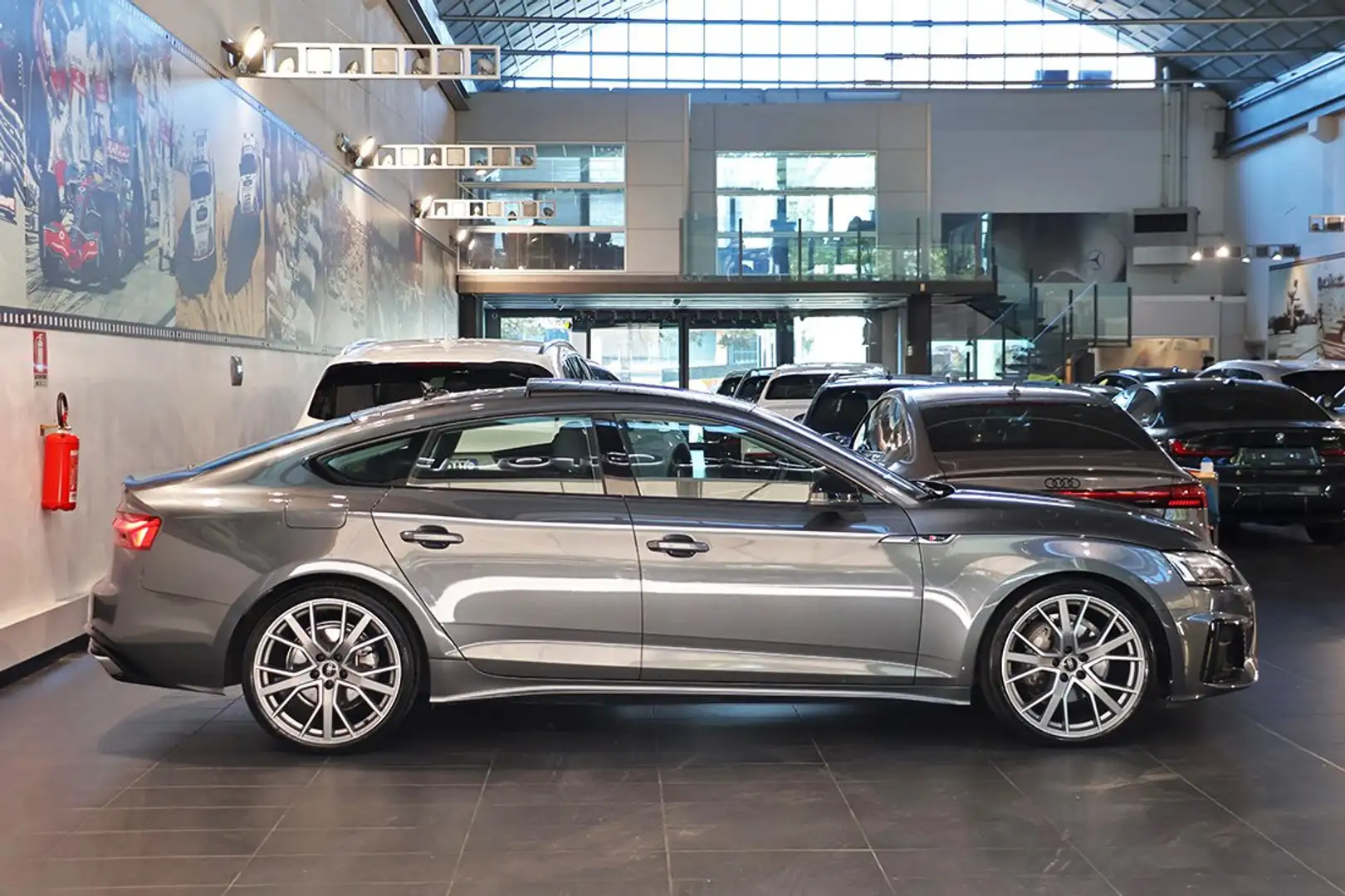 Audi A5 40 TDI Sportback Quattro S-Tronic S-Line -TETTO/20 Grau - 2