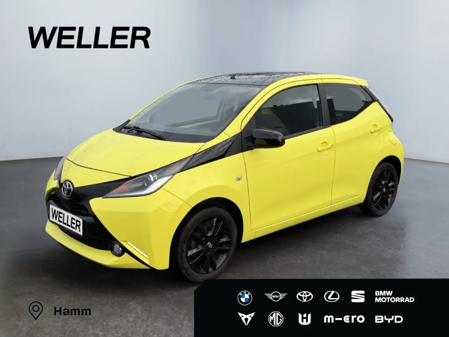 Toyota Aygo x-cite *Kamera*Color*Klima*LMF*Bluetooth* Jaune - 1