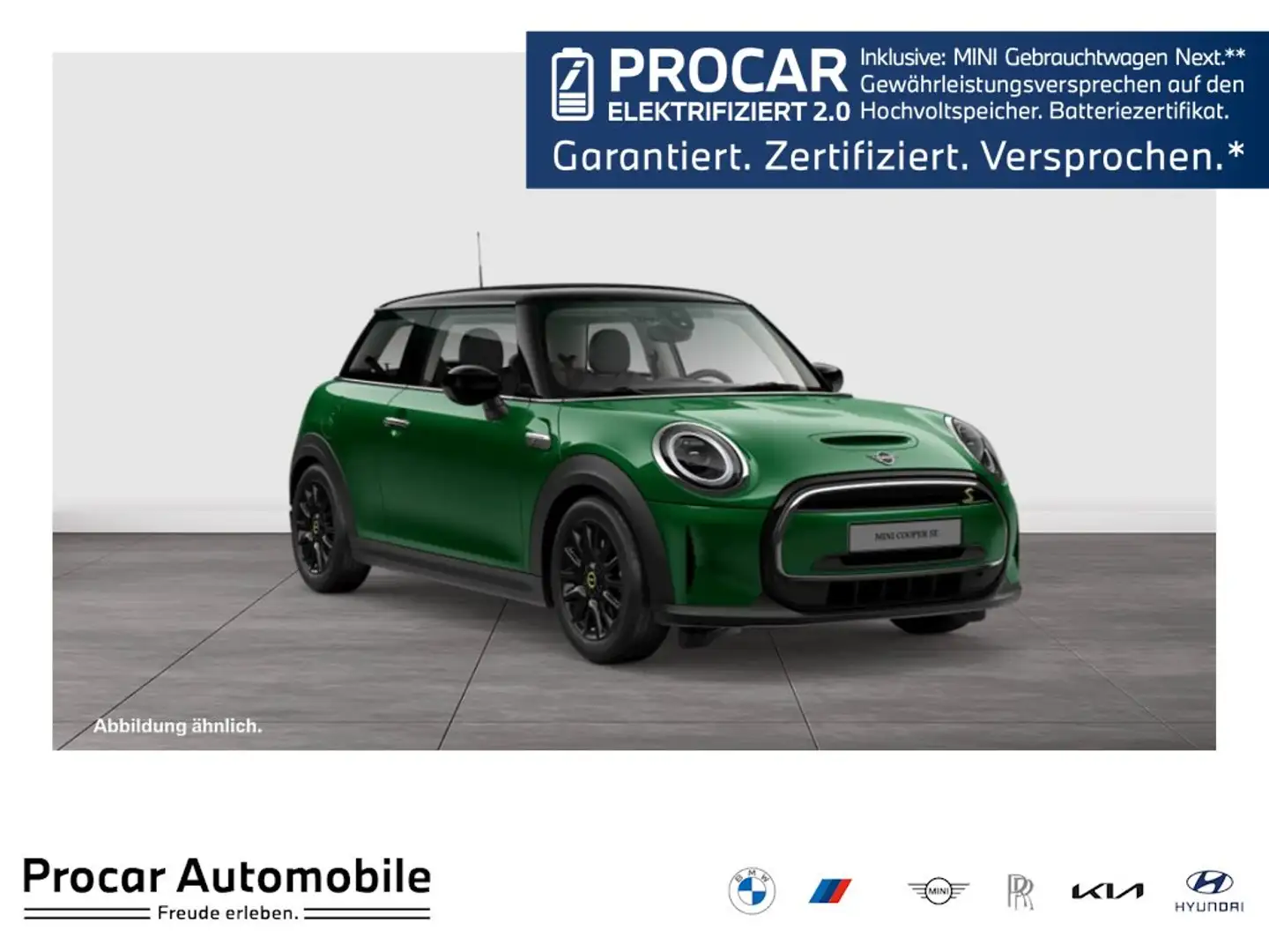 MINI Cooper SE NAVI Standh. LED PDC V+H DAB Tempomat Grün - 1
