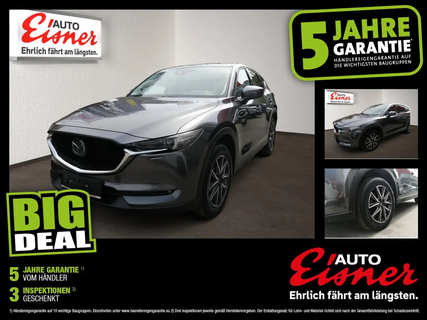 Mazda CX-5 G194 AWD REVOLUTION Rückfahrkamera, Tempomat Grau - 1