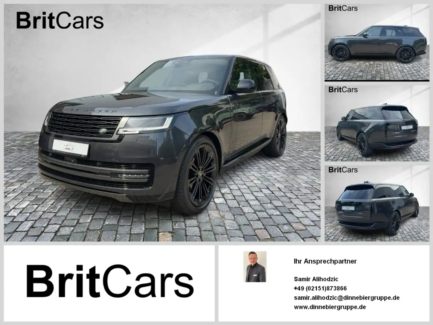 Land Rover Range Rover D350 HSE *AHK*Standheiz.*Head-Up* Grijs - 1