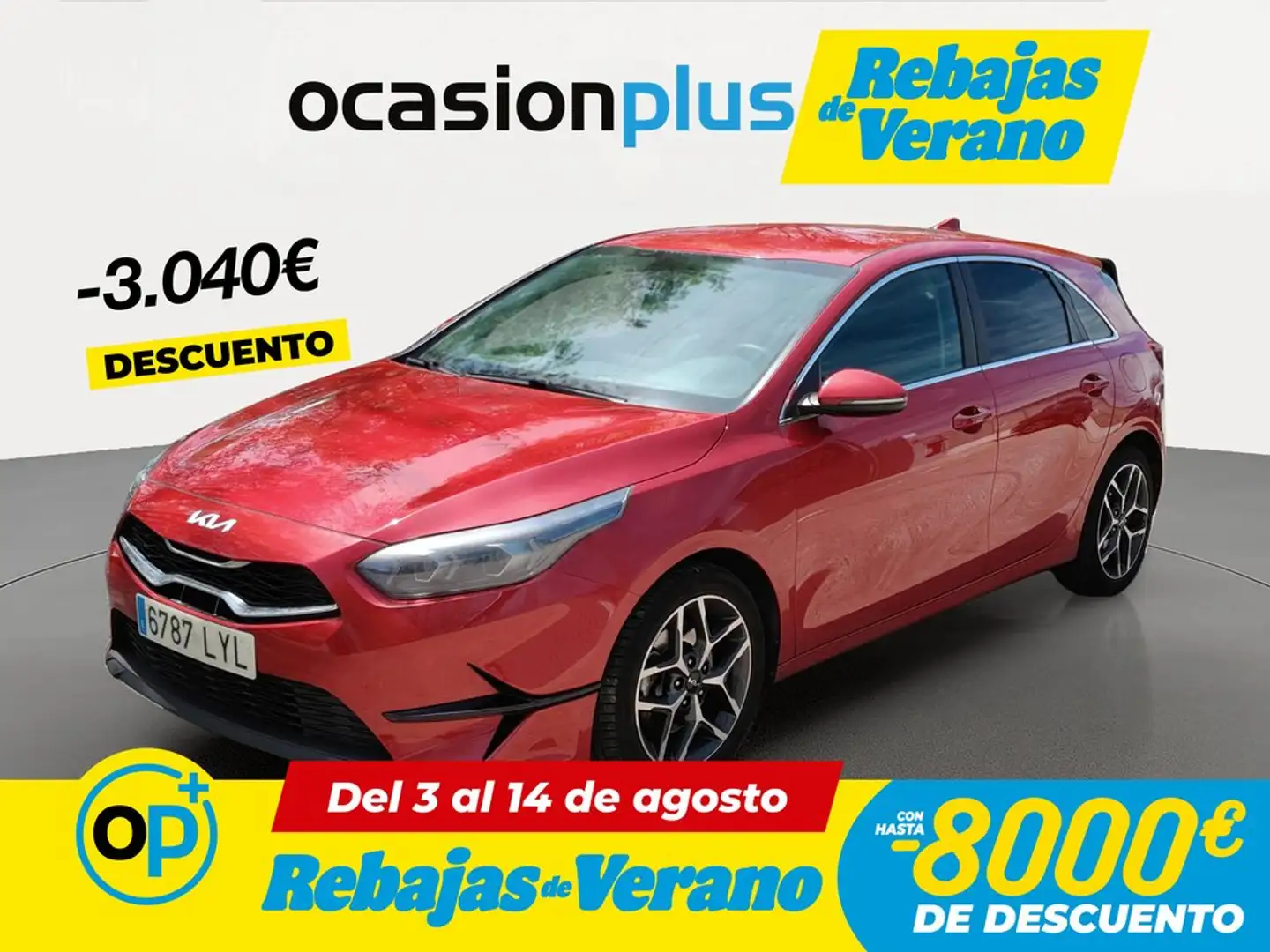 Kia Ceed / cee'd 1.0 T-GDI Eco-Dynamics Tech 120 Rojo - 1