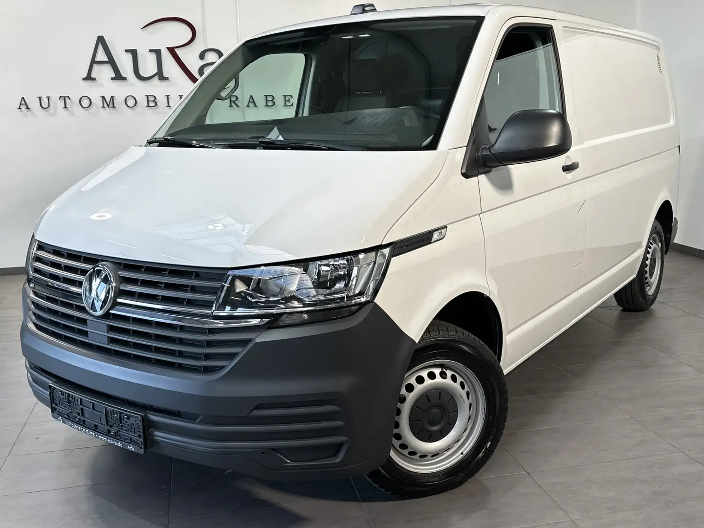 Volkswagen T6 Transporter 2.0 TDI Kasten NAV+AHK+SHZ+PP+TEMPO Weiß - 2