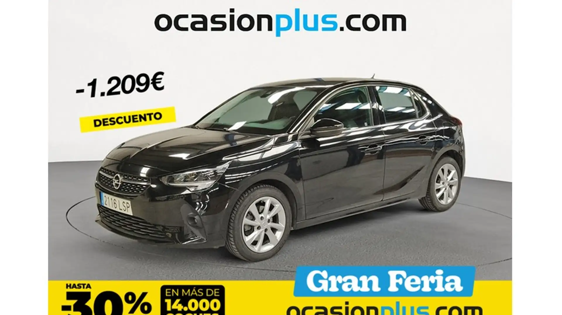 Opel Corsa 1.2T XHT S/S Elegance AT8 100 Zwart - 1